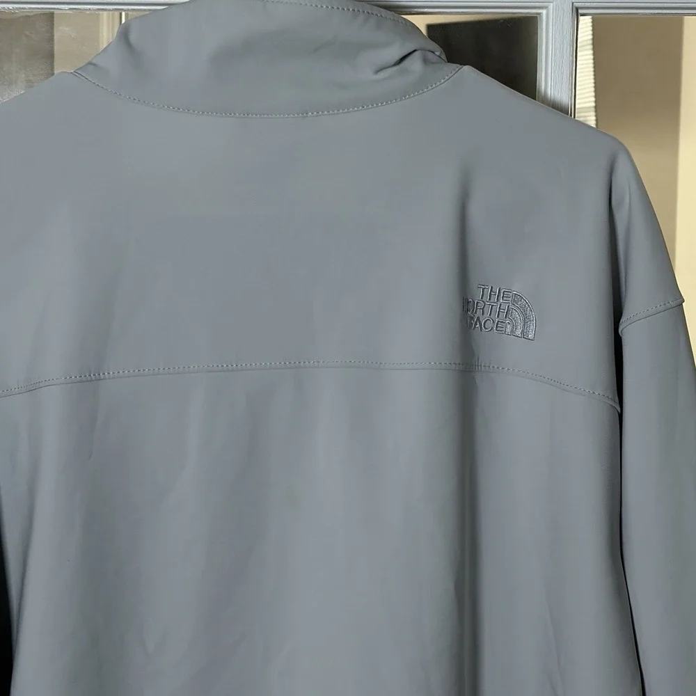 The North Face Apex Bionic Soft Shell Jacket Light Gray Charcoal XXL Gorpcore